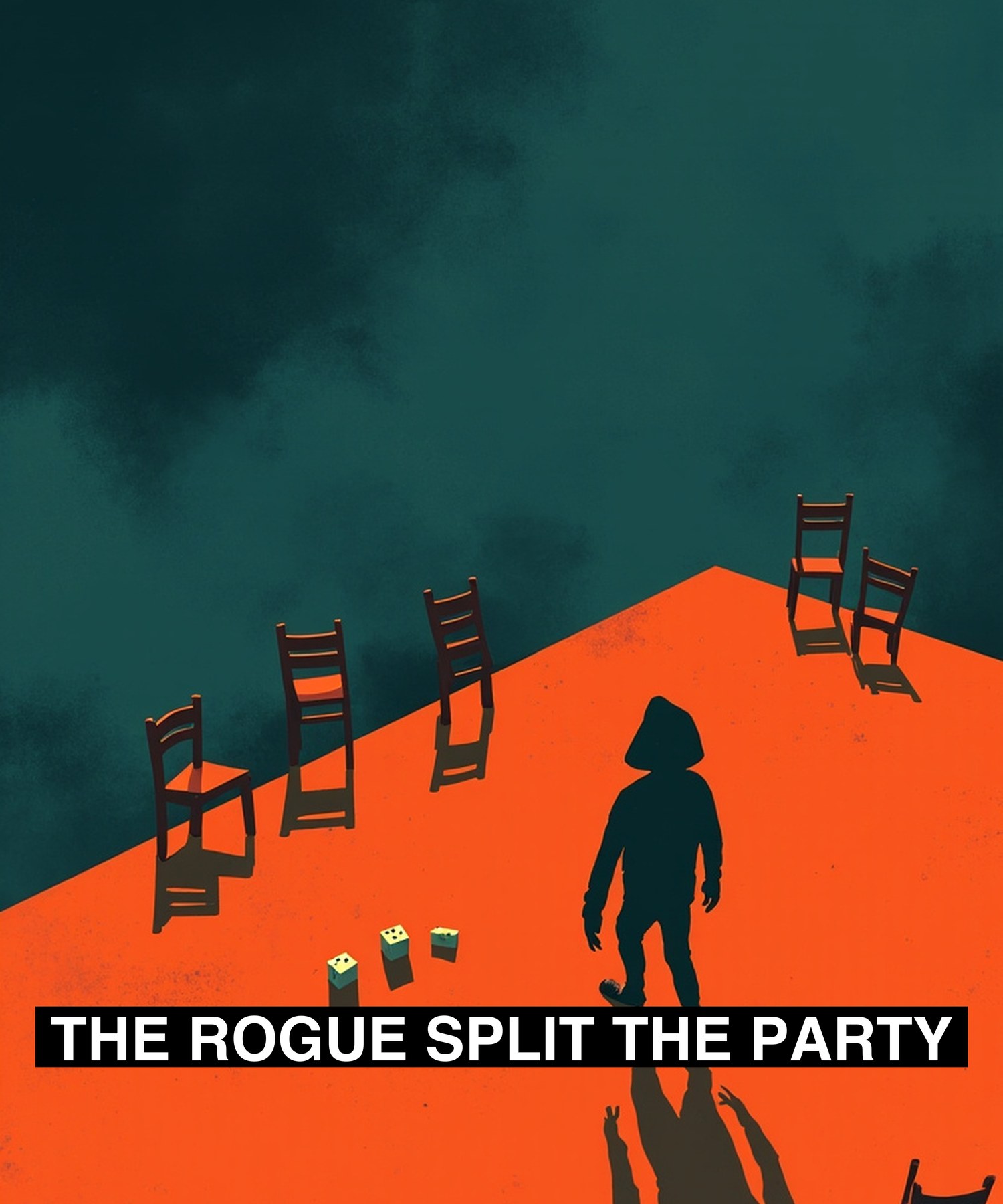 Split the Party poster - the rogue split the party